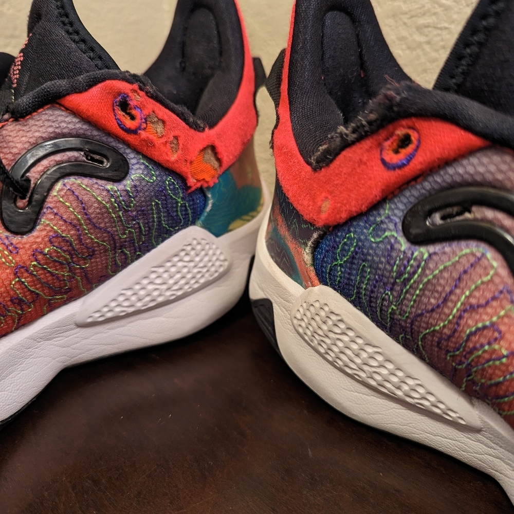 Nike PG 5 Paul George Multi Color Crimson CW3143-600 Men’s Size 11 Shoes Beaters - Picture 10 of 10